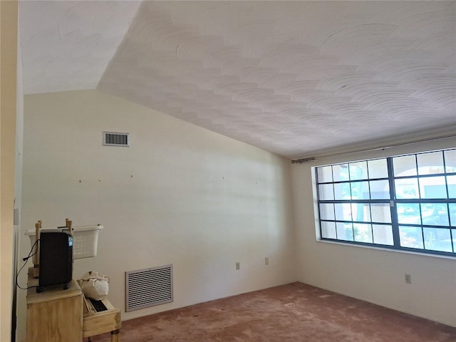 4420 Sawgrass Blvd, New Port Richey, FL 34653 - unfurnished room featuring vaulted ceiling and carpet