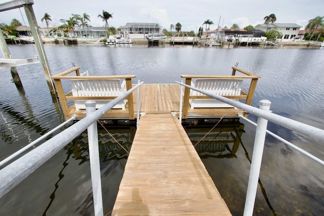 5339 Bowline Bnd, New Port Richey, FL 34652 - dock area with a water view