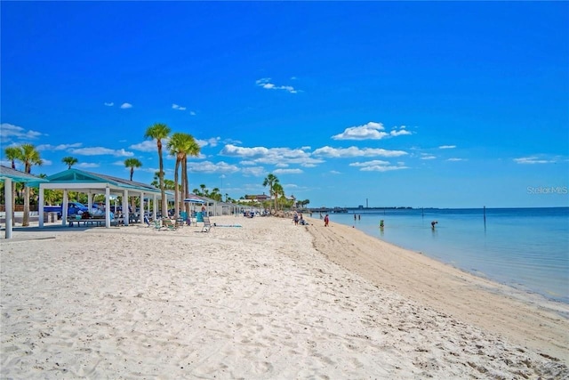 5339 Bowline Bnd, New Port Richey, FL 34652 - water view with a gazebo and local beach