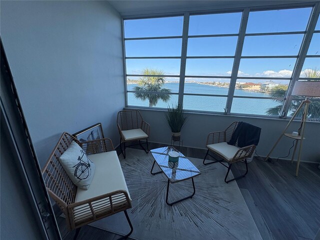 5555 Gulf Blvd Unit 315, St Pete Beach, FL 33706 - sunroom / solarium featuring healthy amount of natural light and a water view