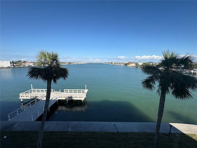 5555 Gulf Blvd Unit 315, St Pete Beach, FL 33706 - dock featuring a water view