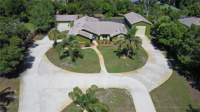 7550 Jomel Dr, Weeki Wachee, FL 34607 - aerial view of property and surrounding area