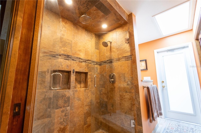 7550 Jomel Dr, Weeki Wachee, FL 34607 - full bathroom with a shower stall