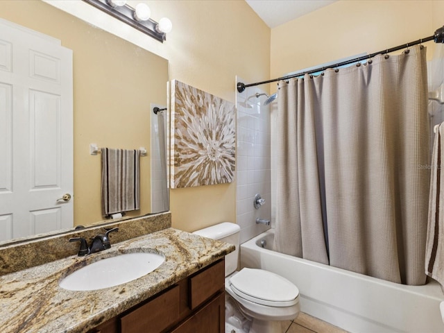 4481 Birchfield Loop, Spring Hill, FL 34609 - full bathroom with shower / bathtub combination with curtain and vanity