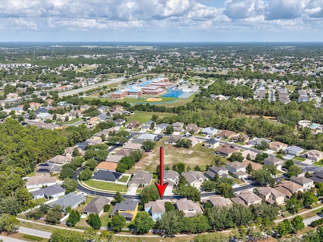 4481 Birchfield Loop, Spring Hill, FL 34609 - aerial overview of property's location with nearby suburban area