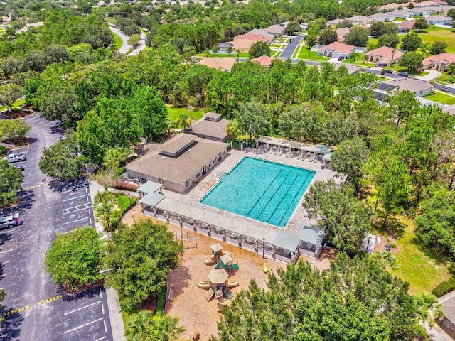 4481 Birchfield Loop, Spring Hill, FL 34609 - drone / aerial view of a pool area