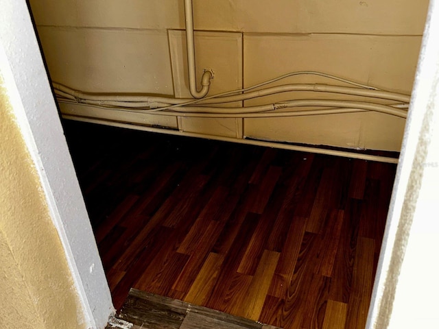 723 W Bayshore Dr, Tarpon Springs, FL 34689 - detailed view of wood finished floors