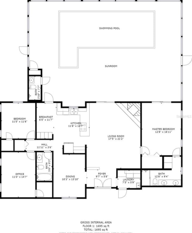 364 Waterfall Dr, Spring Hill, FL 34608 - view of home floor plan