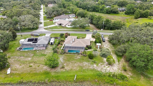 364 Waterfall Dr, Spring Hill, FL 34608 - bird's eye view of a pool area