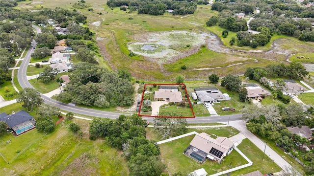 364 Waterfall Dr, Spring Hill, FL 34608 - aerial view of residential area featuring property boundaries highlighted