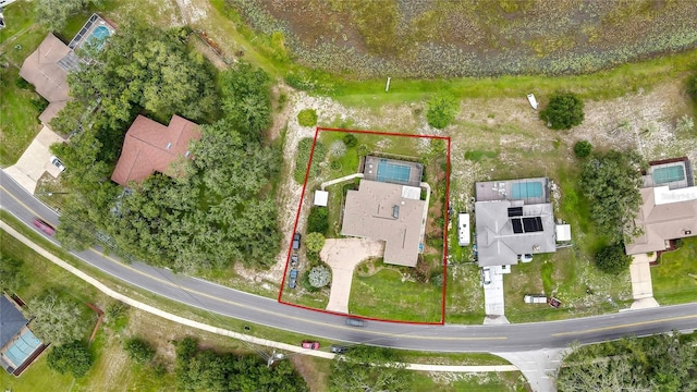 364 Waterfall Dr, Spring Hill, FL 34608 - aerial view of property's location featuring property parcel outlined