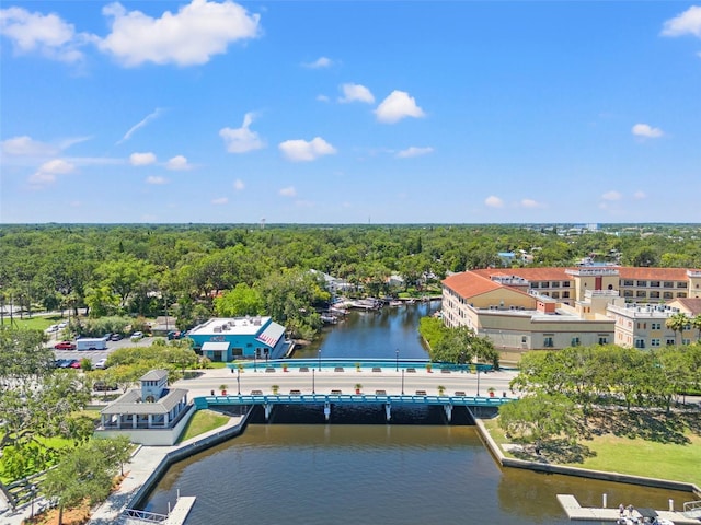 5724 Casson Ave, New Port Richey, FL 34652 - aerial view of a nearby body of water and a notable bridge