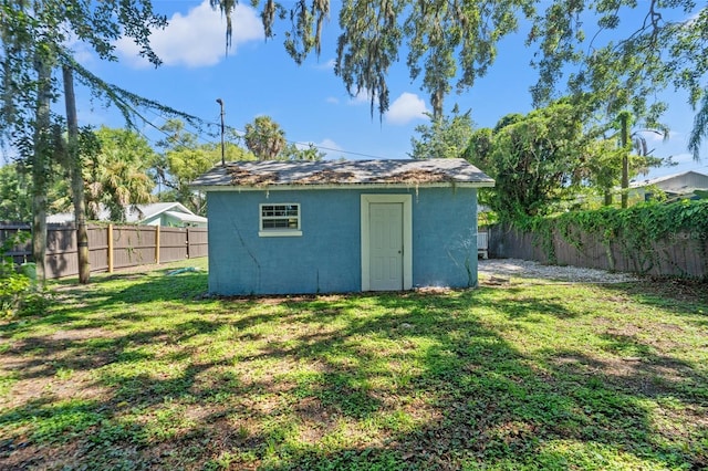 5724 Casson Ave, New Port Richey, FL 34652 - view of outdoor structure with a fenced backyard