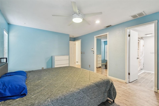 1071 Lexington Ct, Largo, FL 33771 - bedroom with wood finished floors and ceiling fan