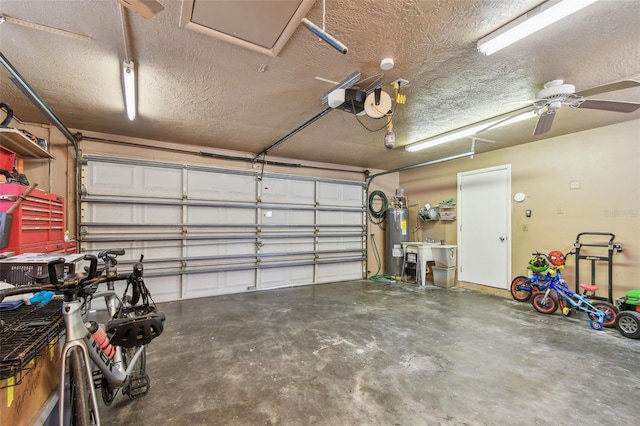 1071 Lexington Ct, Largo, FL 33771 - garage featuring water heater and a garage door opener