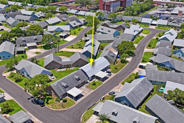 6702 Dartmoor Ln Unit 7A, New Port Richey, FL 34653 - aerial view of property's location with nearby suburban area