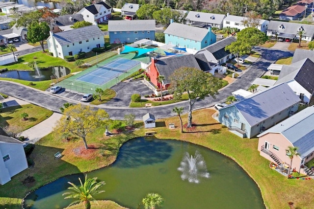 6702 Dartmoor Ln Unit 7A, New Port Richey, FL 34653 - aerial view of residential area featuring a nearby body of water