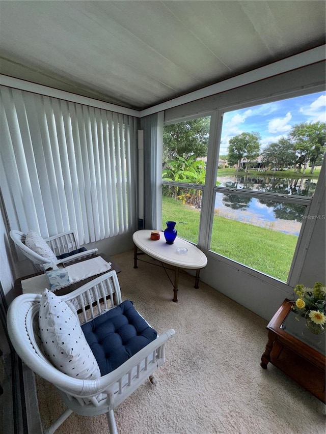 12104 Boynton Ln, New Port Richey, FL 34654 - sunroom / solarium with a water view