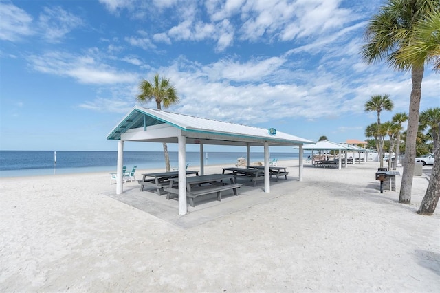 3701 Corsair Ct, New Port Richey, FL 34652 - view of property's community featuring a gazebo and a water view