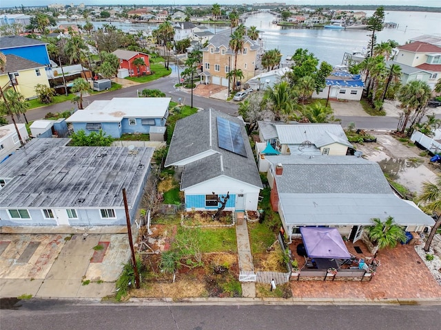 336 Boca Ciega Dr, Madeira Beach, FL 33708 - aerial perspective of suburban area with a nearby body of water