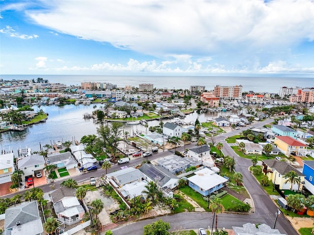 336 Boca Ciega Dr, Madeira Beach, FL 33708 - aerial view of residential area featuring a large body of water
