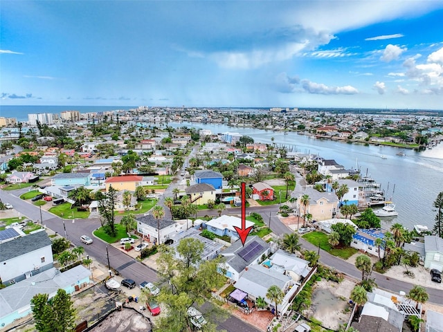 336 Boca Ciega Dr, Madeira Beach, FL 33708 - aerial view of residential area featuring a nearby body of water