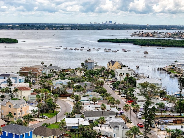 336 Boca Ciega Dr, Madeira Beach, FL 33708 - aerial view of residential area featuring a nearby body of water