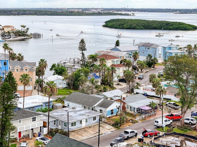336 Boca Ciega Dr, Madeira Beach, FL 33708 - aerial view of residential area featuring a nearby body of water