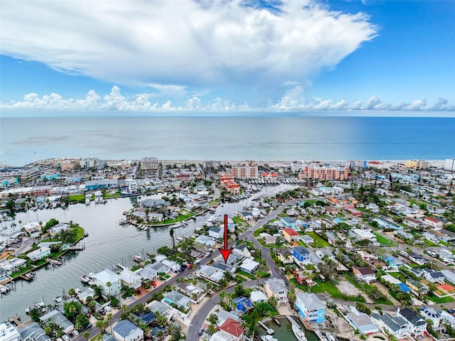 336 Boca Ciega Dr, Madeira Beach, FL 33708 - aerial view of property's location featuring a large body of water