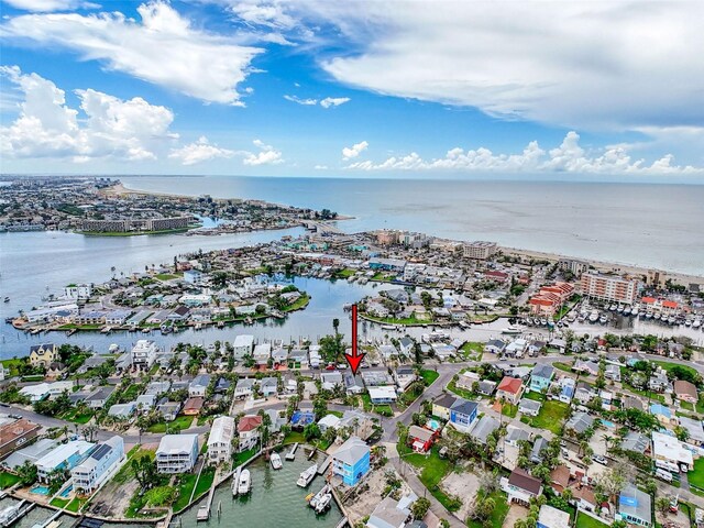336 Boca Ciega Dr, Madeira Beach, FL 33708 - aerial view of a nearby body of water