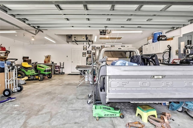 11101 Ragsdale Ct, New Port Richey, FL 34654 - garage featuring a garage door opener