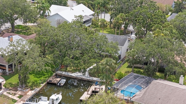 4439 Reeves Rd, New Port Richey, FL 34652 - aerial view of property's location featuring a nearby body of water