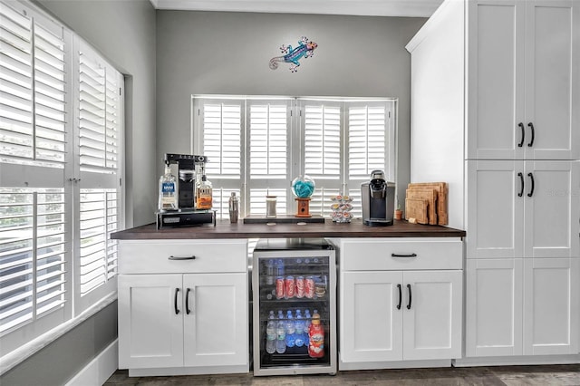 9309 Edistro Pl, New Port Richey, FL 34654 - indoor dry bar with wine cooler