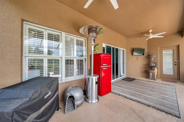 9309 Edistro Pl, New Port Richey, FL 34654 - view of patio / terrace featuring ceiling fan