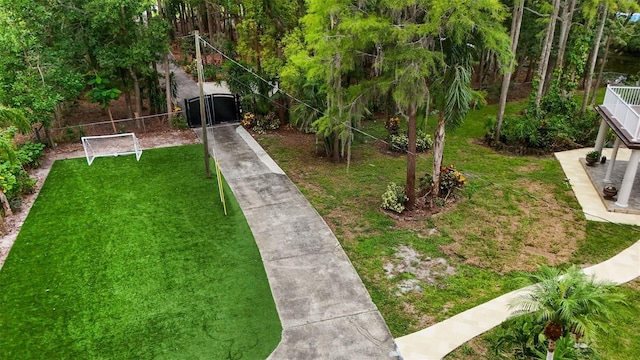 2202 Amity Ct, New Port Richey, FL 34655 - view of yard with a sport area