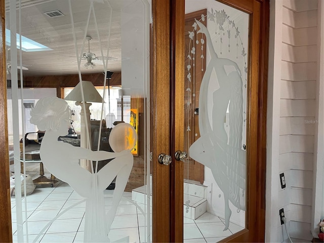 20971 Negril Ct, Lutz, FL 33558 - hall featuring light tile patterned floors