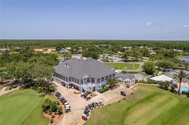 9406 Burnam Dr, Weeki Wachee, FL 34613 - drone / aerial view of a golf club