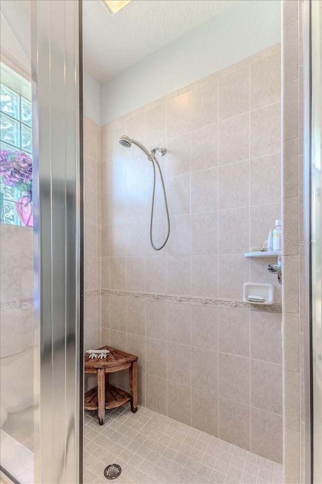 9406 Burnam Dr, Weeki Wachee, FL 34613 - bathroom with a shower stall