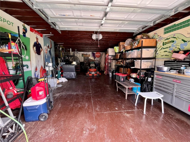 10060 Chip Ln, New Port Richey, FL 34654 - garage with a garage door opener