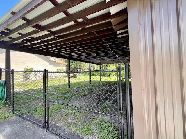 10060 Chip Ln, New Port Richey, FL 34654 - view of yard featuring a gate