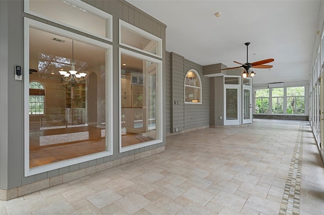 7268 Crystal Spring Run, Weeki Wachee, FL 34607 - view of patio featuring ceiling fan
