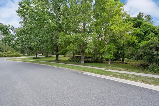 7268 Crystal Spring Run, Weeki Wachee, FL 34607 - view of asphalt road with sidewalks and view of scattered trees