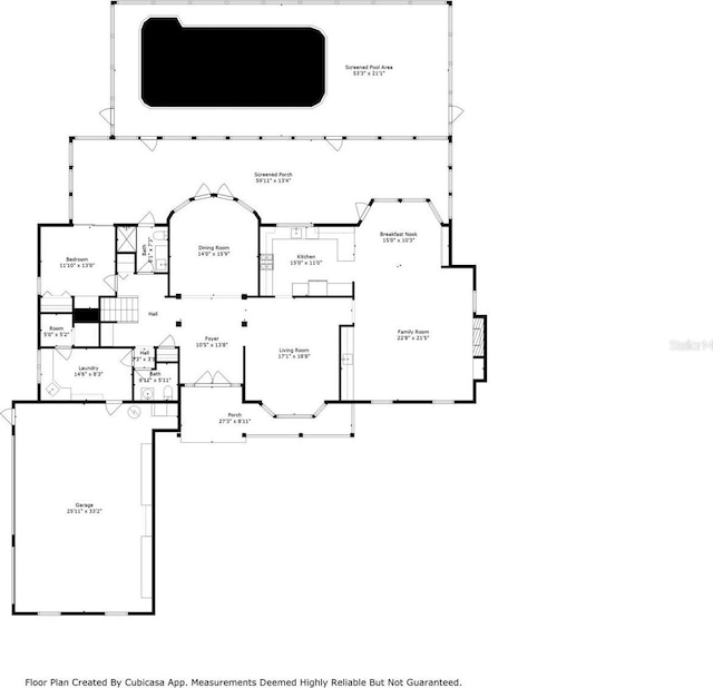 7268 Crystal Spring Run, Weeki Wachee, FL 34607 - view of floor plan / room layout