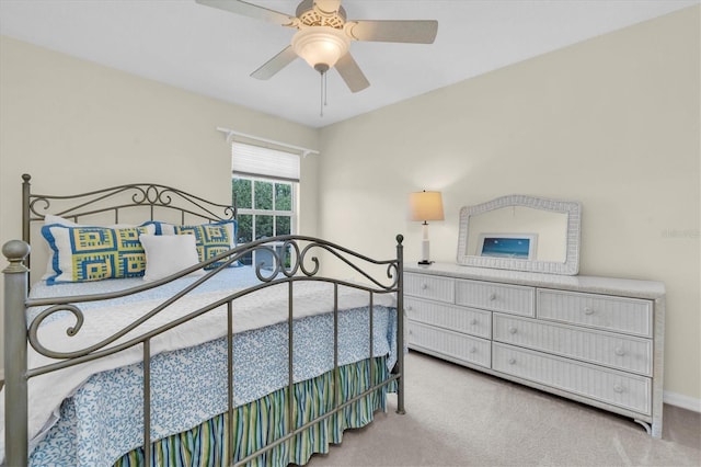11418 Tee Time Cir, New Port Richey, FL 34654 - bedroom with carpet flooring and ceiling fan