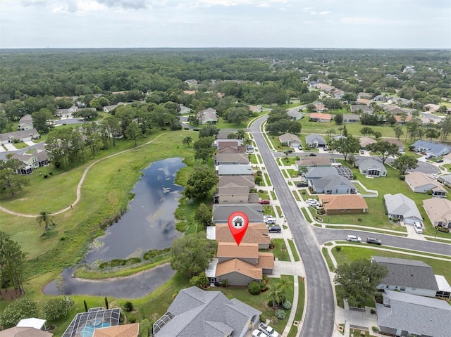 11418 Tee Time Cir, New Port Richey, FL 34654 - aerial view of residential area featuring a nearby body of water
