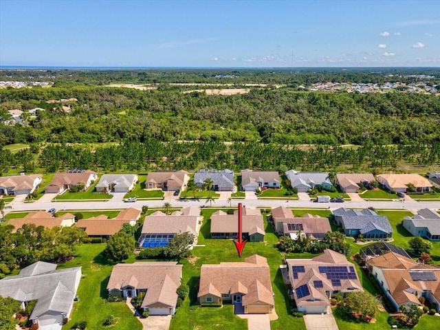 8401 Pavilion Dr, Hudson, FL 34667 - aerial view of residential area featuring a forest
