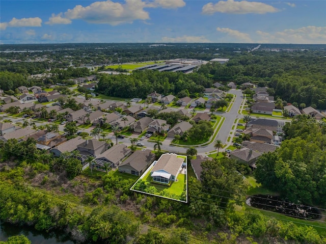 252 Arbor Woods Cir, Oldsmar, FL 34677 - aerial overview of property's location with property boundaries highlighted and nearby suburban area