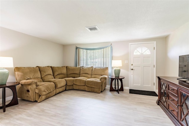 10600 Oleander Dr, Port Richey, FL 34668 - living area featuring light wood-style floors