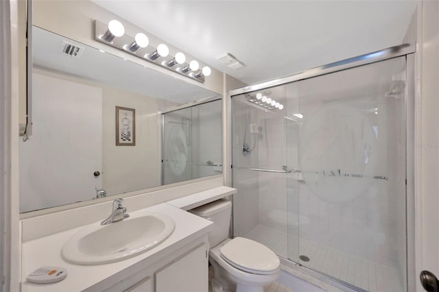3134 Lake Pine Way Unit F2, Tarpon Springs, FL 34688 - bathroom with vanity and a shower stall