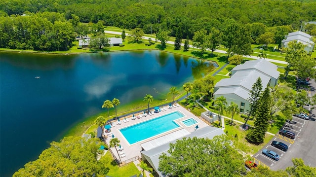 3134 Lake Pine Way Unit F2, Tarpon Springs, FL 34688 - aerial view of a heavily wooded area
